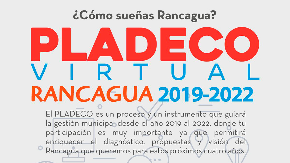 Rancagua realiza consulta ciudadana online para modificar Plan de Desarrollo Comunal