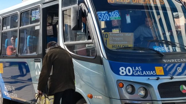 Pasaje del transporte público en Concepción subió a 500 pesos a partir de este miércoles
