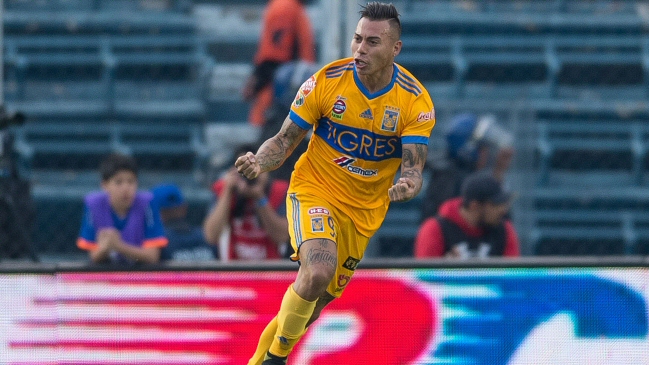 Eduardo Vargas brilló con doblete en goleada de Tigres en la Copa de México