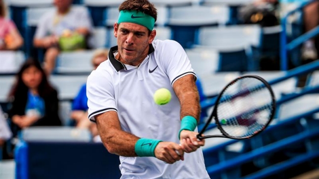 Juan Martín del Potro venció con solidez a Hyeon Chung y avanzó a octavos de final en Cincinnati
