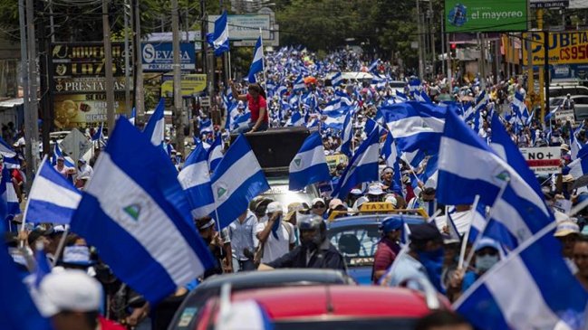 Activistas nicaragüenses en Chile buscan aumentar presión internacional sobre Ortega