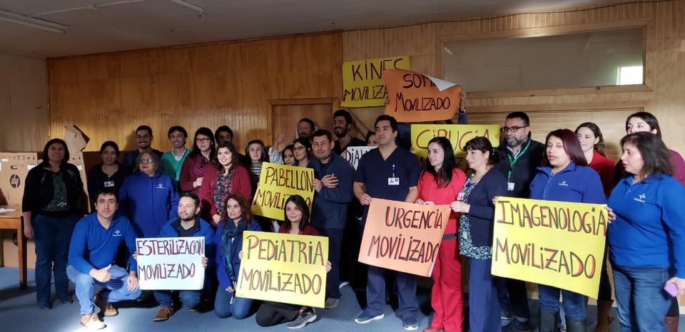 Ancud: Funcionarios del hospital iniciaron paro indefinido