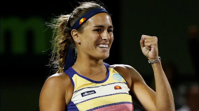Mónica Puig derribó a Timea Bacsinszky y se instaló en segunda ronda en New Haven