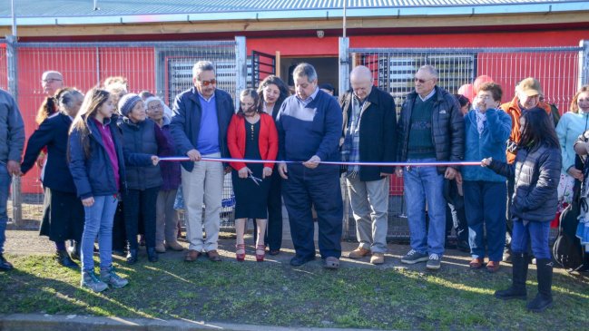 Chillán: Vecinos de Río Viejo celebran inauguración de sede y nuevas luminarias