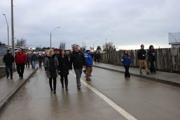 Punta Arenas: Abren al tránsito la calle Vicente Pérez Barría