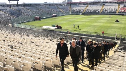 El Estadio Monumental fue inspeccionado por las autoridades en la antesala al Superclásico