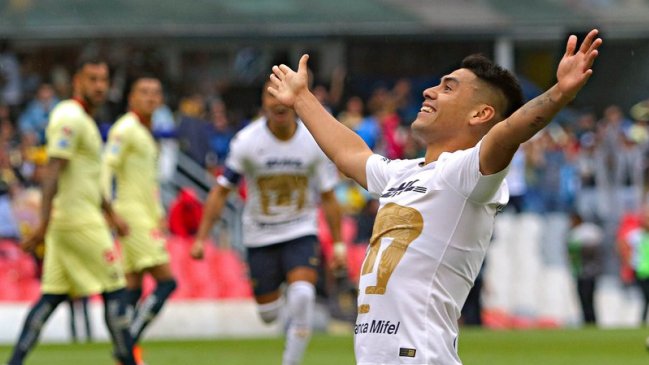 La agridulce jornada de Felipe Mora: Marcó y sufrió un empate junto a Pumas en los descuentos