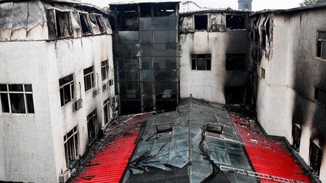 Incendio en hotel cobró la vida de 18 personas en China