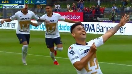 Felipe Mora necesitó 17 segundos para marcar un gol y meterse en la historia del fútbol mexicano