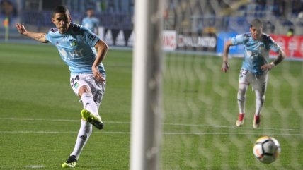 Matías Vera decretó de penal el primer gol de O'Higgins sobre Unión Española en El Teniente