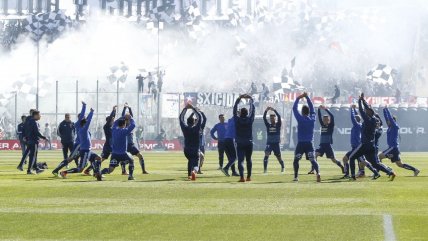 ¿Tendrá consecuencias? La U no hizo caso y calentó en la cancha del Monumental