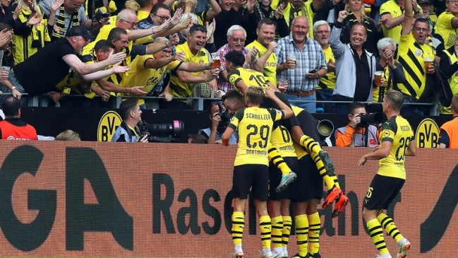 Borussia Dortmund aplastó a Leipzig en su estreno por la Bundesliga
