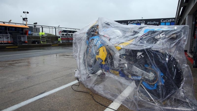  Moto GP: Se canceló el gran premio de Silverstone por la lluvia y el asfalto  