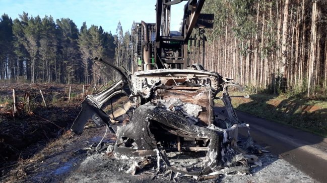 Coordinadora Arauco Malleco se adjudica atentados incendiarios en Biobío y Araucanía