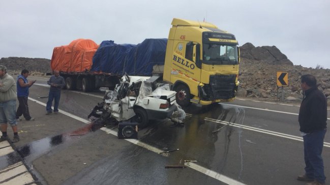 Accidente de tránsito deja un muerto entre Caldera y Chañaral