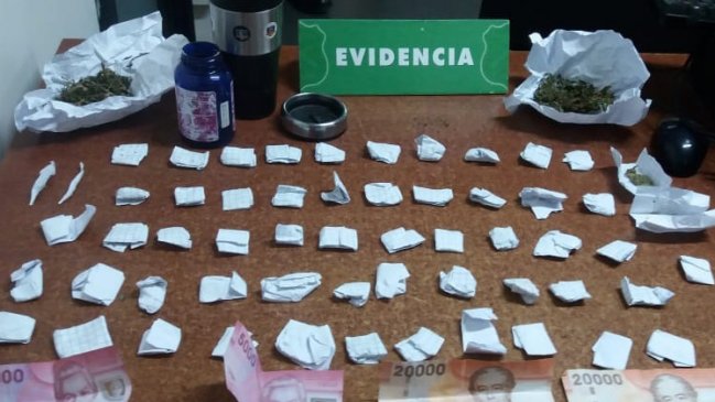Mujer fue detenida portando 208 gramos de marihuana en Valdivia