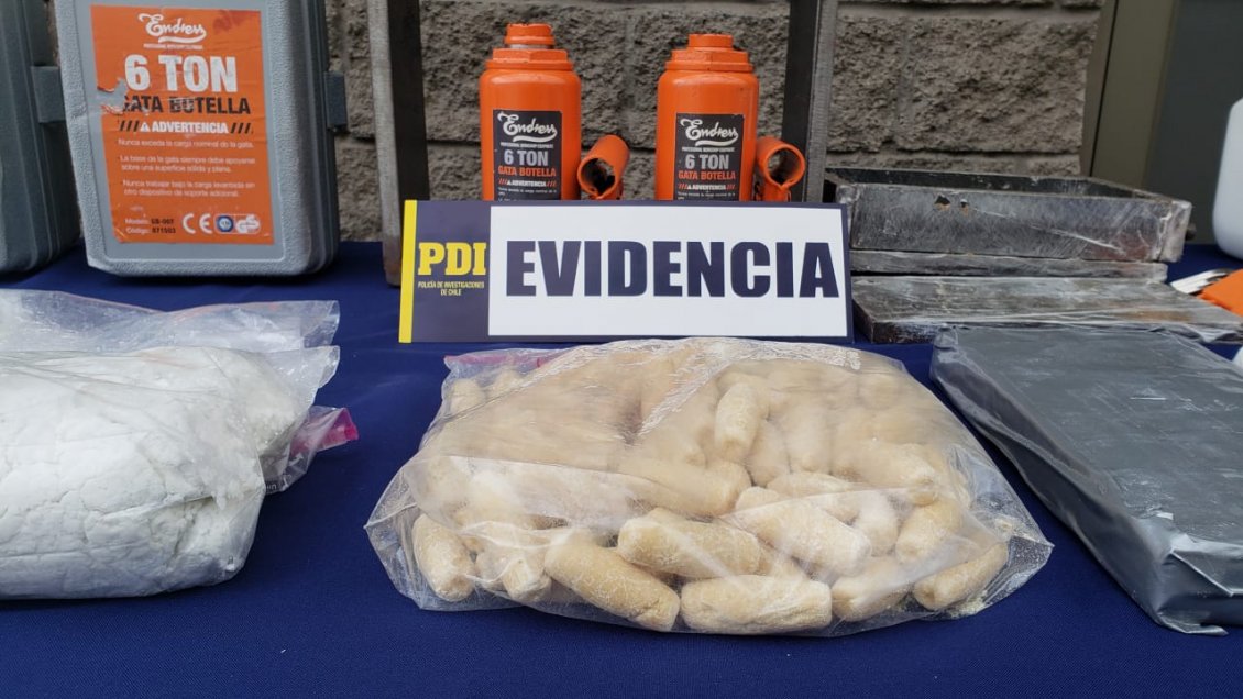 PDI desbarató banda de narcotráfico que operaba en la Región Metropolitana y O'Higgins