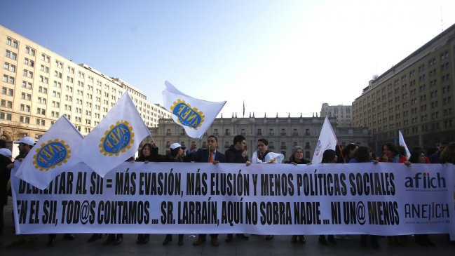 Funcionarios SII llamaron a los parlamentarios a rechazar la reforma tributaria