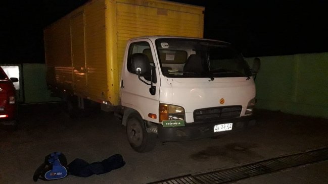 Carabineros recuperó camión sustraído en Requínoa