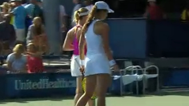 La acción de los tenistas chilenos en el torneo por parejas del US Open