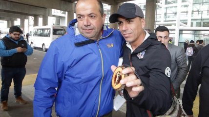 Colo Colo regresó a Santiago tras avanzar a cuartos de final de la Copa Libertadores