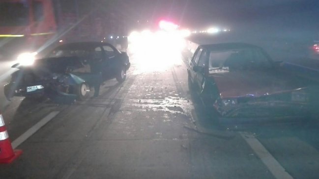 Accidente múltiple dejó un muerto y cuatro heridos en Coronel