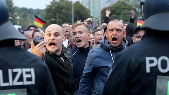 Alemania: Marcha ultraderechista terminó con 18 heridos