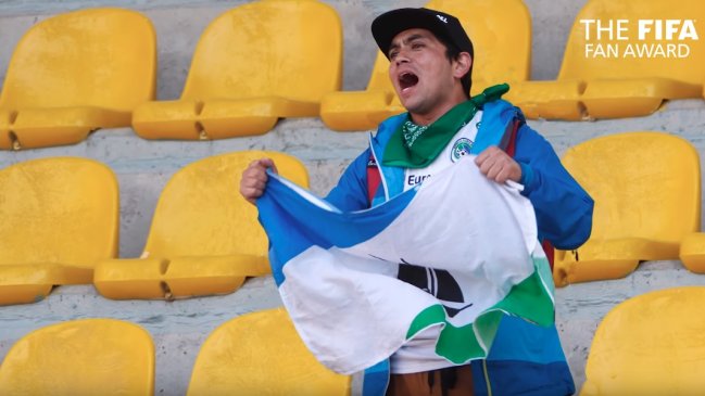 Chileno postulado al The Best: Nunca pensé que me nominarían como el mejor hincha del mundo