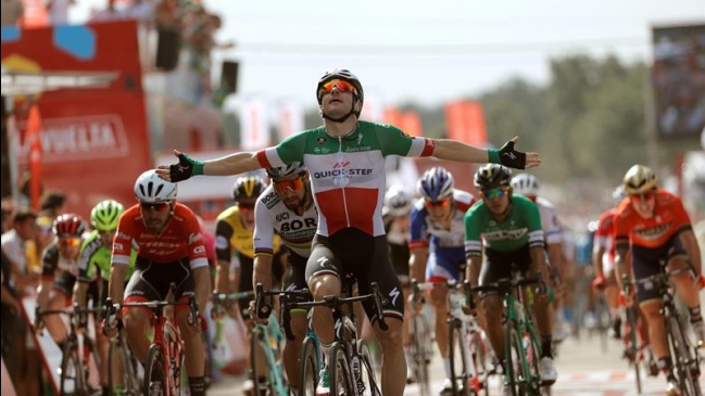  Viviani ganó su segunda etapa en la Vuelta a España  