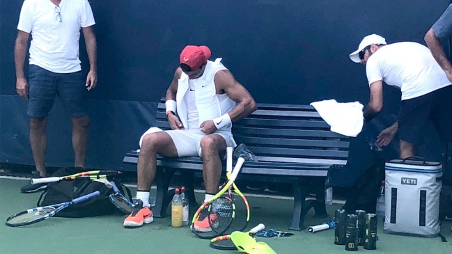 Rafael Nadal ocupará un chaleco de hielo por las extremas temperaturas en el US Open