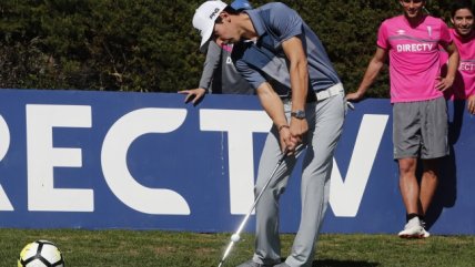 La visita del golfista Joaquín Niemann a San Carlos de Apoquindo