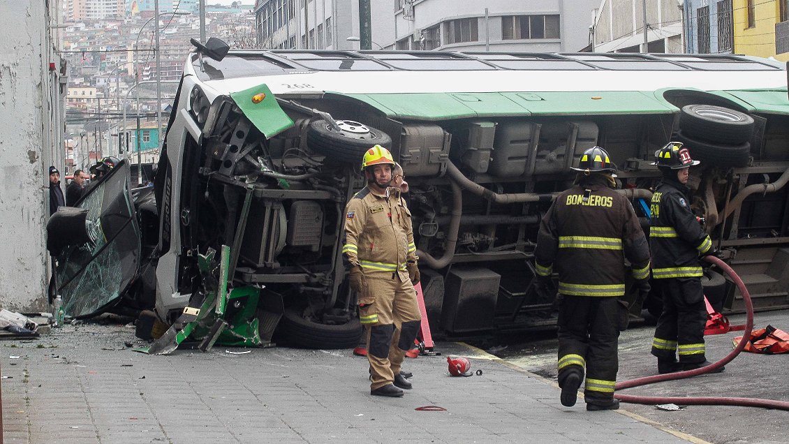 Herido quedó grave tras accidente de esta mañana en Valparaíso: 