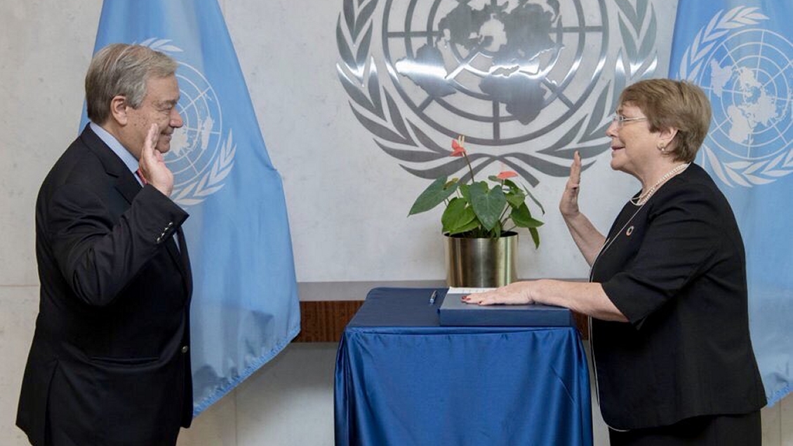 Michelle Bachelet juró como Alta Comisionada parar los DDHH en las Naciones Unidas