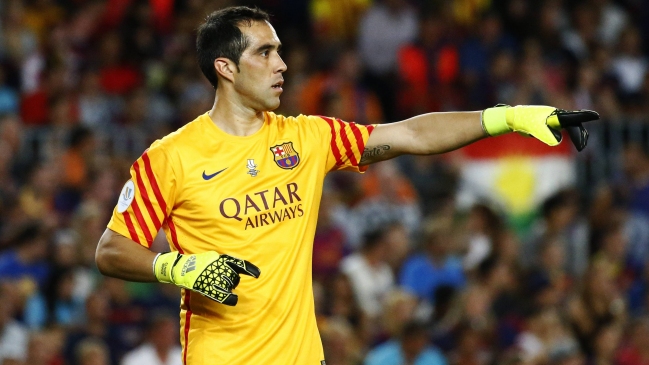 Claudio Bravo agradeció a FC Barcelona por carta deseándole una rápida recuperación