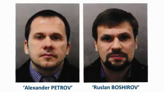 Identifican a dos rusos sospechosos del envenenamiento de ex espía Skripal y su hija