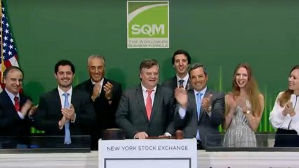   Julio Ponce Lerou celebró los 25 años de SQM en la Bolsa de Nueva York 