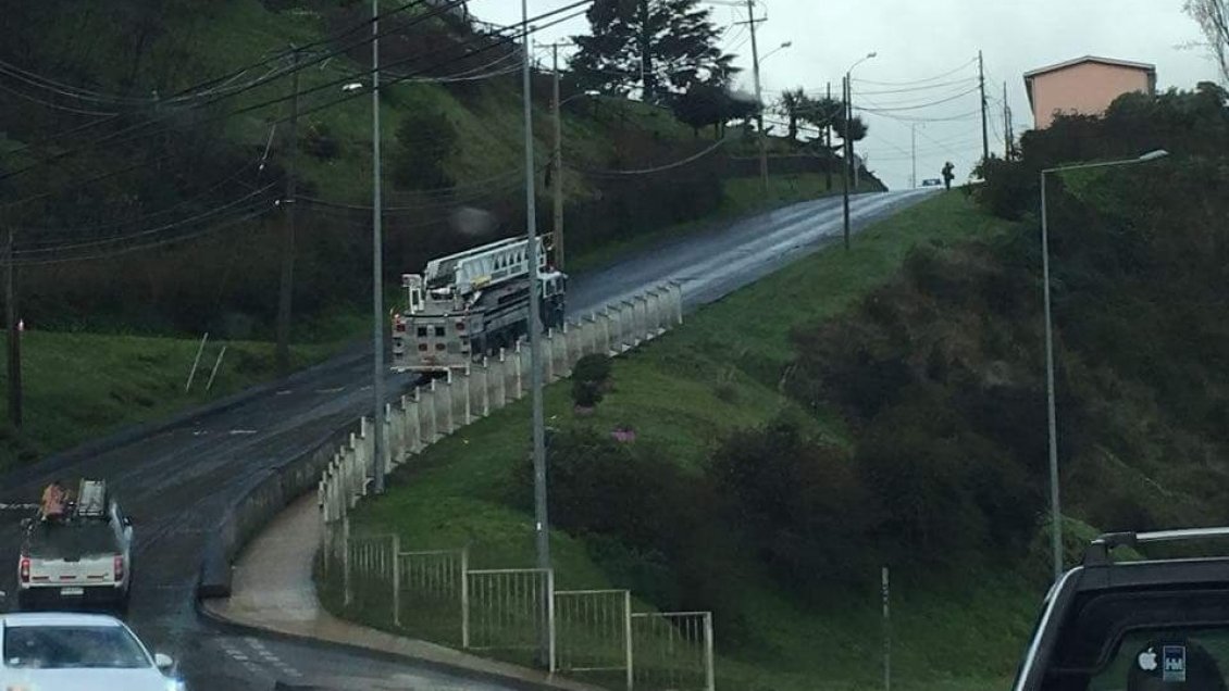 Sistema frontal afecta a la zona norte de la Isla Grande de Chiloé