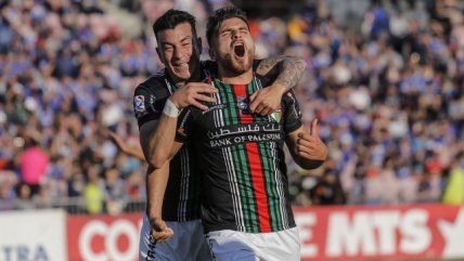 Julián Fernández fue letal con un cabezazo y abrió la cuenta para Palestino ante U. de Chile