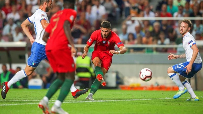  Portugal sumó su primera victoria en la Liga de Naciones ante Italia  