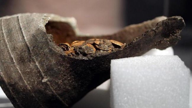 Italia: Encuentran cientos de monedas de oro del Imperio romano