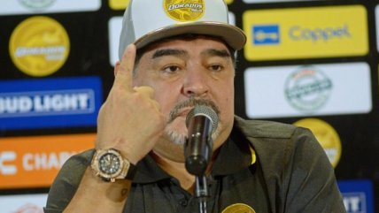  Maradona en su arribo a Dorados: Quería venir al fútbol mexicano y no pienso desaprovecharlo 
