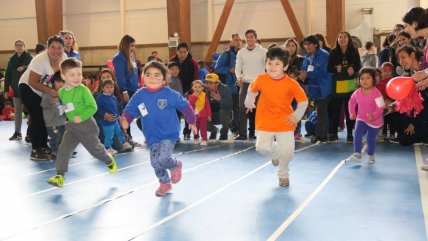 Cesfam Villa O´Higgins de La Florida organizó quinta Versión de Olimpiadas de Jardines Infantiles