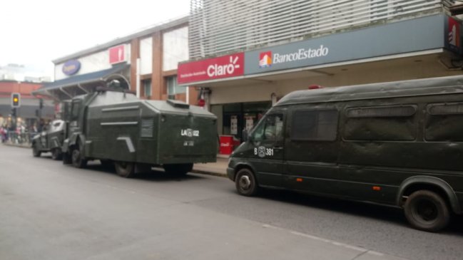 Aviso de bomba movilizó al Gope en el centro de Temuco