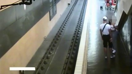   Buscan a sujeto que empujó a desconocido a las vías del Metro en Alemania 