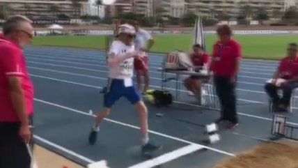   Atleta de 102 años se proclamó campeón del mundo en salto largo 
