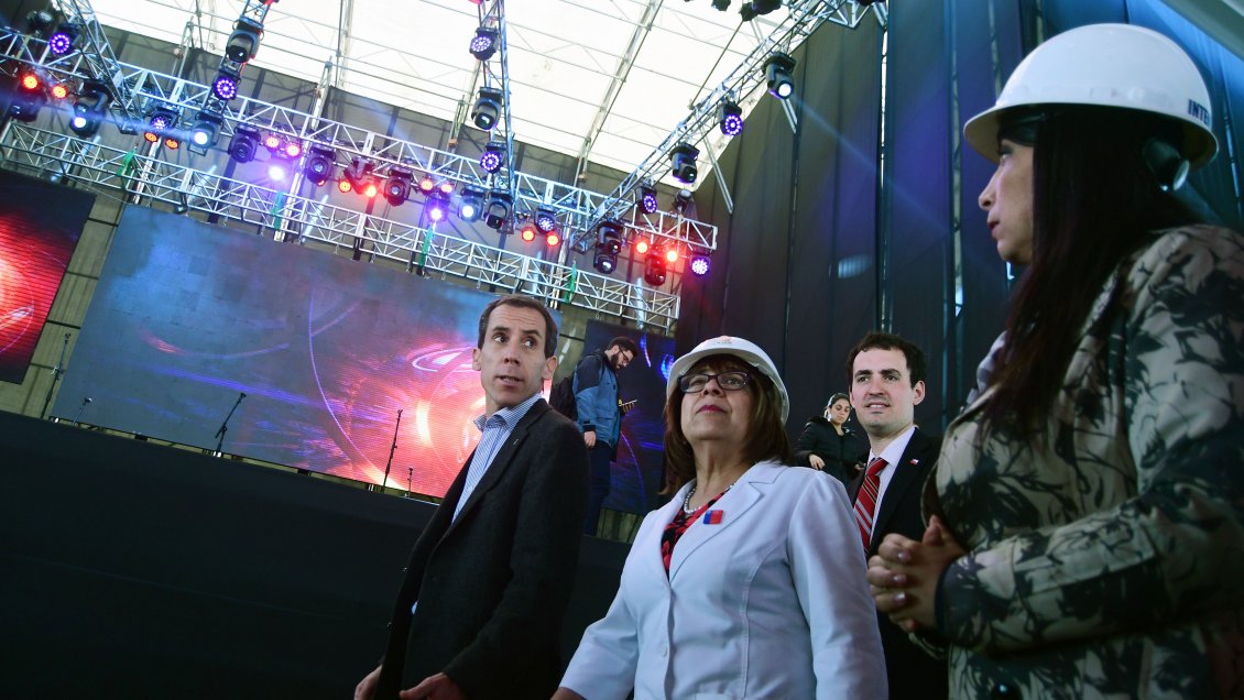 Fondas reciben el vamos: Autoridades fiscalizaron Parque O'Higgins