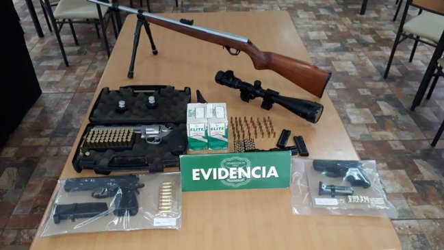 Detienen a coleccionista de armas en Quilpué tras disparar al aire en estado de ebriedad