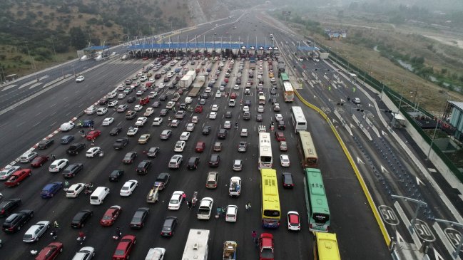 Plan retorno: Esperan masivo regreso el miércoles y domingo