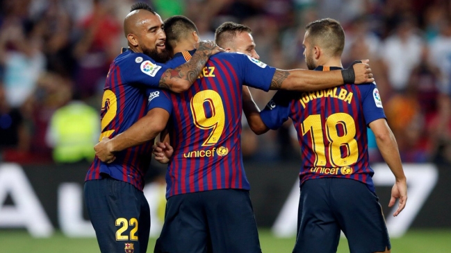 Barcelona y Arturo Vidal hacen su estreno en la presente edición de la Champions League