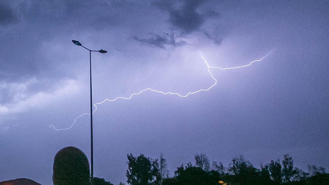 Alerta temprana en Los Ríos por probables tormentas eléctricas